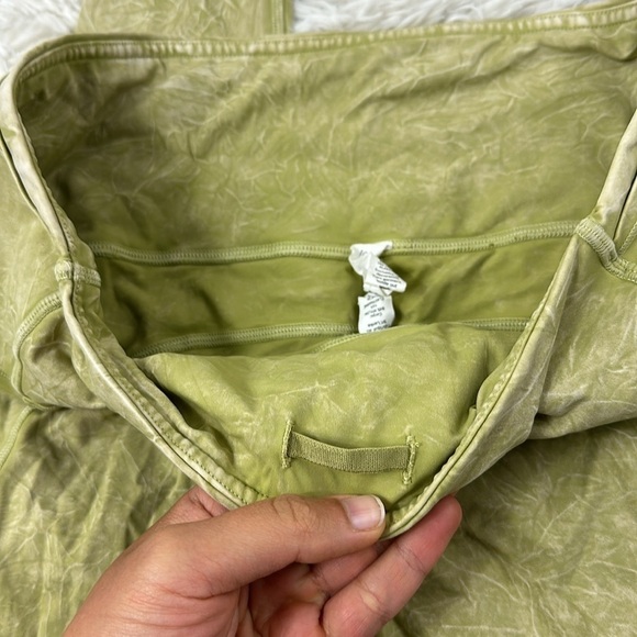 Lululemon Fast and Free High Rise Tight 25" *Ice Dye Ice Wash Hazel Green - Picture 3 of 6